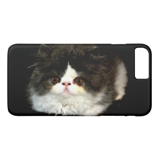 Zwart-witkatje Case-Mate iPhone Case (Achterkant (Horizontaal))