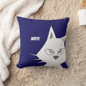 Zwart-witkatten Kussen (Deken)