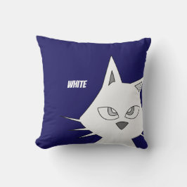 Zwart-witkatten Kussen