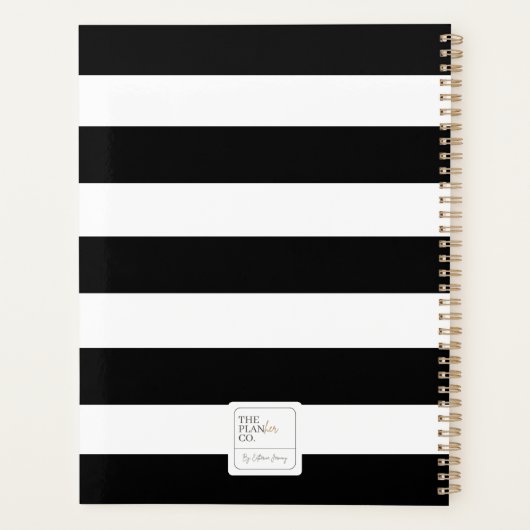 Zwart-witklassieker Planner (Achterkant)