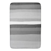 Zwart-witkleuren en vun stripes badmat (Voorkant Verticaal)