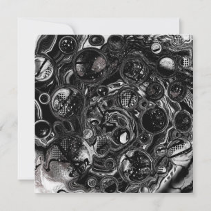 Zwart-witkleuren Kaart leeg