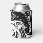 Zwart-witkleuren koeler (Blikje Achterkant)