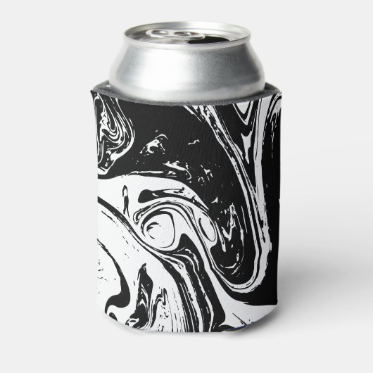 Zwart-witkleuren koeler (Blikje Achterkant)