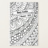 Zwart-witkleuren voor volwassenen, stijlvolle plan planner (Voorkant)