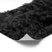 Zwart-witkleurengebergte op Horizon 16x20 Poster (Hoek)