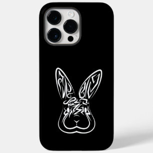 Zwart-witkonijn Case-Mate iPhone 14 Pro Max Hoesje