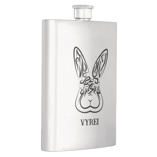 Zwart-witkonijn Flacon (Rechts)