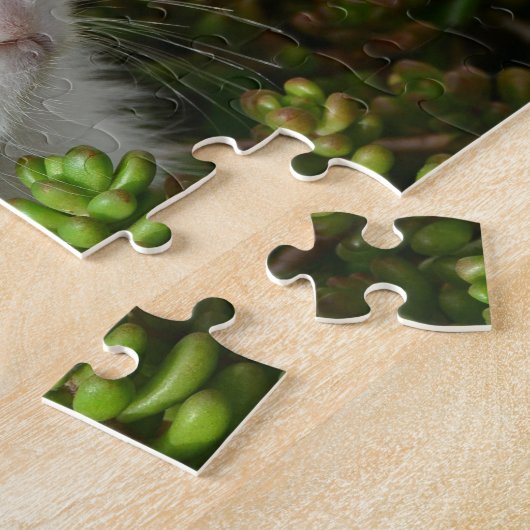 Zwart-witkonijn Legpuzzel (Zijkant)