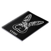 Zwart-witkonijn Notitieboek (Linkerzijde)