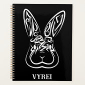 Zwart-witkonijn Planner (Voorkant)