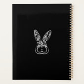 Zwart-witkonijn Planner (Achterkant)