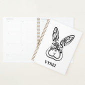Zwart-witkonijn Planner (Display)