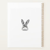 Zwart-witkonijn Planner (Achterkant)