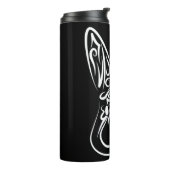 Zwart-witkonijn Thermosbeker (Gedraaid links)