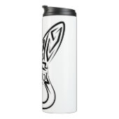 Zwart-witkonijn Thermosbeker (Geroteerd rechts)