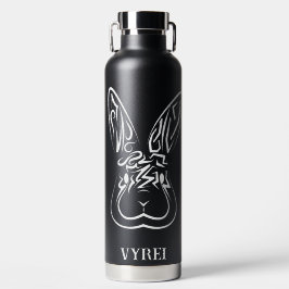 Zwart-witkonijn Waterfles