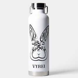 Zwart-witkonijn Waterfles