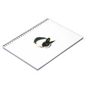 Zwart-witkonijnenlaptop Notitieboek (Linkerzijde)