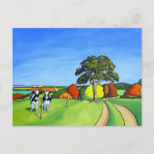 Zwart-witkool Briefkaart (Voorkant)