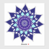 zwart-witkosmos sticker (Vel)