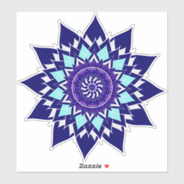 zwart-witkosmos sticker