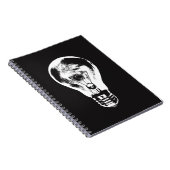 Zwart-witlamp - laptop notitieboek (Rechterzijde)