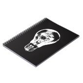 Zwart-witlamp - laptop notitieboek (Linkerzijde)