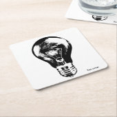 Zwart-witlamp - Onderzetters (Schuin)