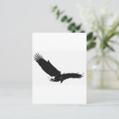 Zwart-witlandingadelaar Briefkaart (Staand voorkant)