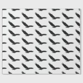 Zwart-witlandingadelaar Cadeaupapier (Vlak)