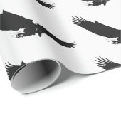 Zwart-witlandingadelaar Cadeaupapier (Rol Hoek)