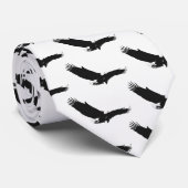 Zwart-witlandingadelaar Stropdas (Opgerold)