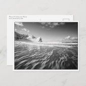 Zwart-witlandschapsfoto Briefkaart (Voorkant / Achterkant)