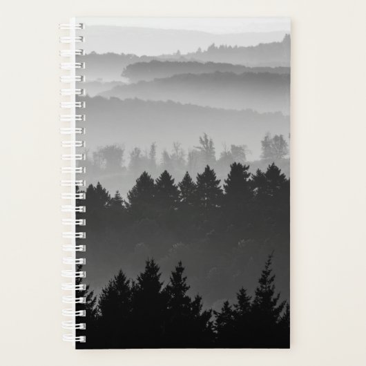 Zwart-witlandschapsfoto Planner (Voorkant)