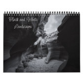Zwart-witlandschapsfotografie Kalender (Hoes)