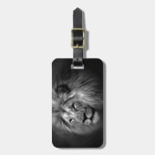 Zwart-witleeuw Bagagelabel (Voorkant verticaal)