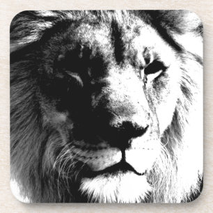 Zwart-witleeuw Bier Onderzetter