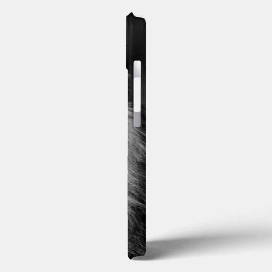 Zwart-witleeuw Case-Mate iPhone Case (Achterkant / Links)