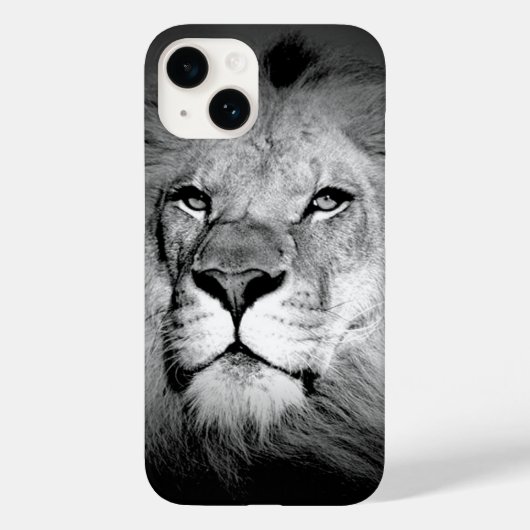 Zwart-witleeuw Case-Mate iPhone Case (Achterkant)