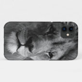 Zwart-witleeuw Case-Mate iPhone Case (Achterkant (horizontaal))