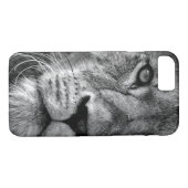 Zwart-witleeuw Case-Mate iPhone Case (Achterkant (Horizontaal))