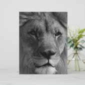 Zwart-witleeuw Gepersonaliseerd Briefhoofd (Staand voorkant)