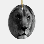 Zwart-witleeuw Keramisch Ornament (Rechts)