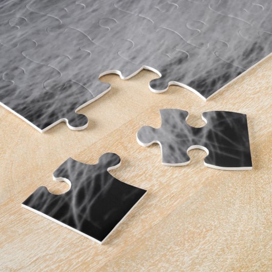 Zwart-witleeuw Legpuzzel (Zijkant)