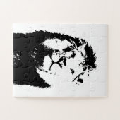 Zwart-witleeuw Legpuzzel (Horizontaal)