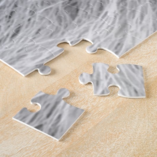 Zwart-witleeuw Legpuzzel (Zijkant)