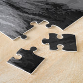 Zwart-witleeuw Legpuzzel (Zijkant)