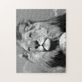 Zwart-witleeuw Legpuzzel (Verticaal)