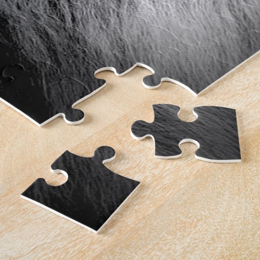 Zwart-witleeuw Legpuzzel (Zijkant)